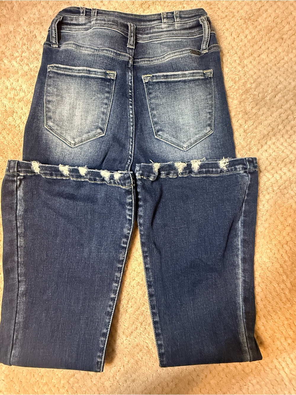 Kancan High Rise Flare Women’s Dark Blue - denim - Picture 4 of 4